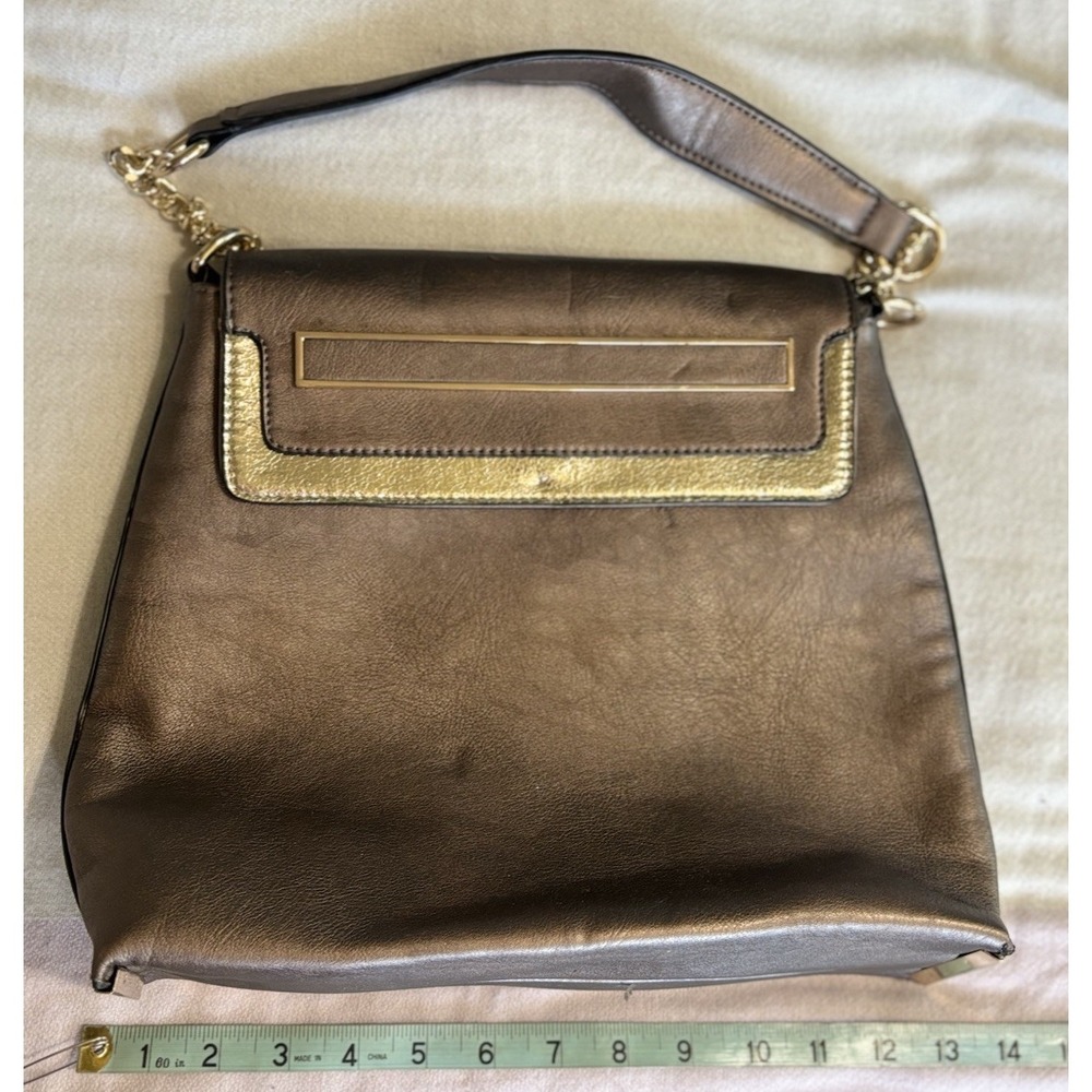 Bronze/Gold Vintage Looking Handbag Chain Handle Magnetic Close